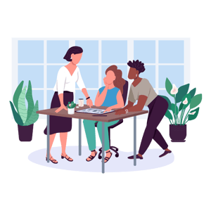 Coaching Spot Illustration Coaching Spot Illustration