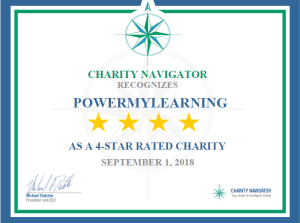 4-Star Rating from Charity Navigator