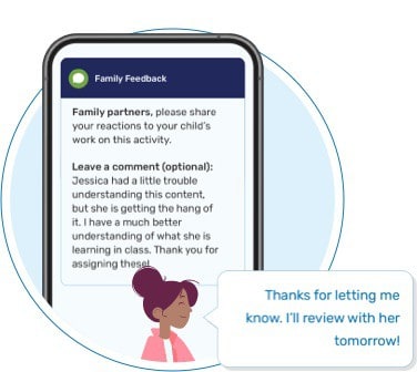 Families Provide Feedback About Student Learning